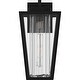preview thumbnail 4 of 5, Jett 1-Light Matte Black Outdoor Wall Lantern