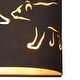 preview thumbnail 7 of 6, Katmai 2 Light Bronze Gold Rustic Bear Tree Flush Wall Sconce - 5-in W x 11-in H x 8-in D