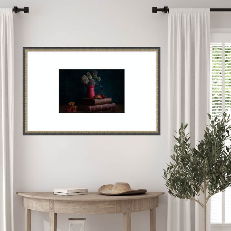 everything gets old by Ramiz Sahin Wood Framed Wall Art Print