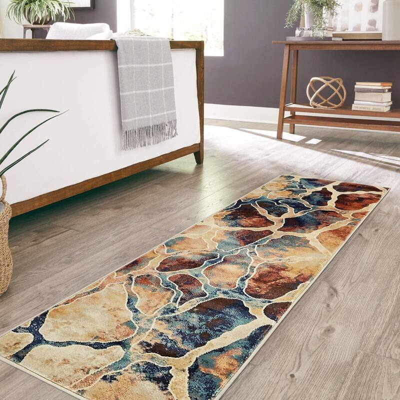 Contemporary Harrogate Collection Area Rug