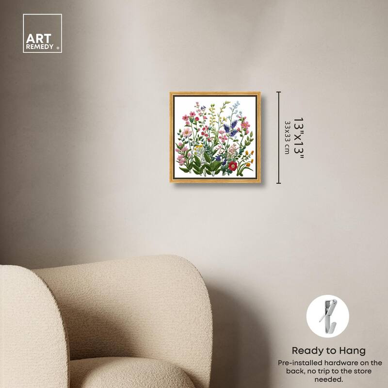 Wildflower Patch II Canvas by Art Remedy