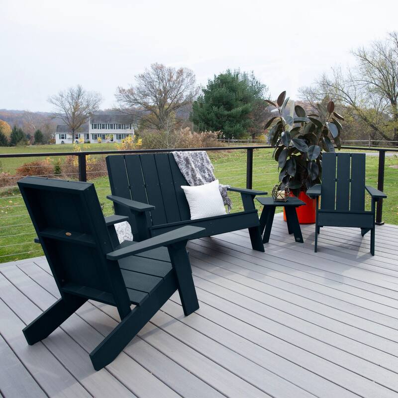 Italica Modern 4-piece Adirondack Patio Set