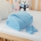 preview thumbnail 2 of 3, Baby's First - Coma Inducer® Blanket with Socks - Boy Blue