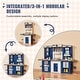 preview thumbnail 4 of 12, Kids Kitchen Playset, 3-in-1 Toddler Kitchen with Simulated Spray, Sounds and Lights, Play Kitchen Set