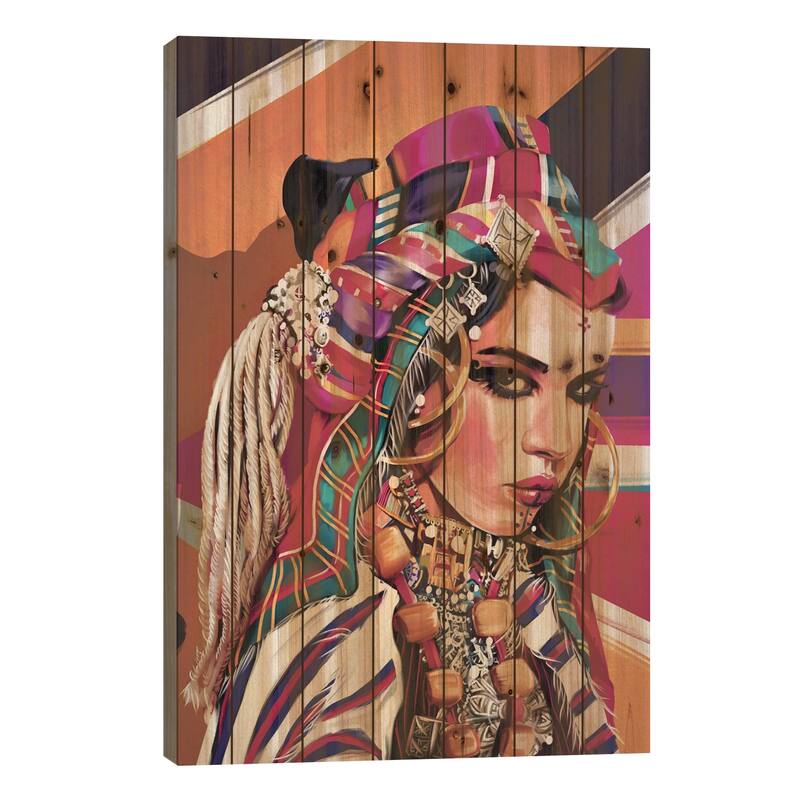 Morocco Print On Wood by Giulio Rossi - Multi-Color - 40x26x1.5
