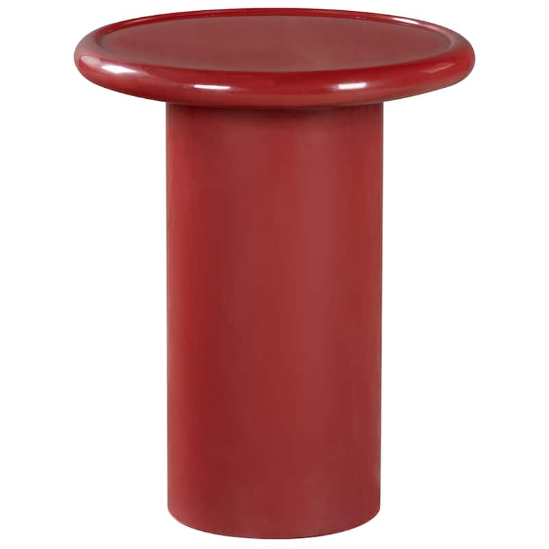 SAFAVIEH Couture Lollita Round Concrete Accent Table - 18"W x 18"D x 22"H