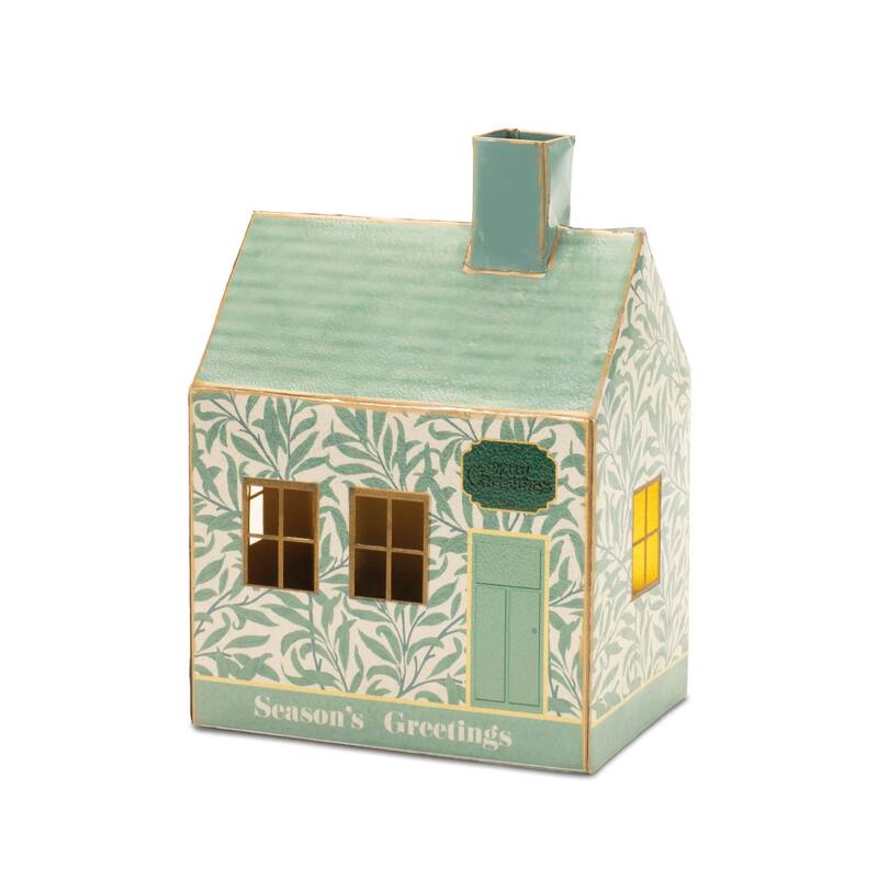 LED Metal Holiday House (Set of 2) - N/A