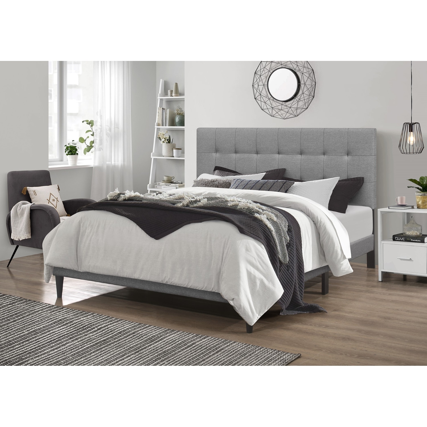 Zipcode design harry upholstered cheap platform bed