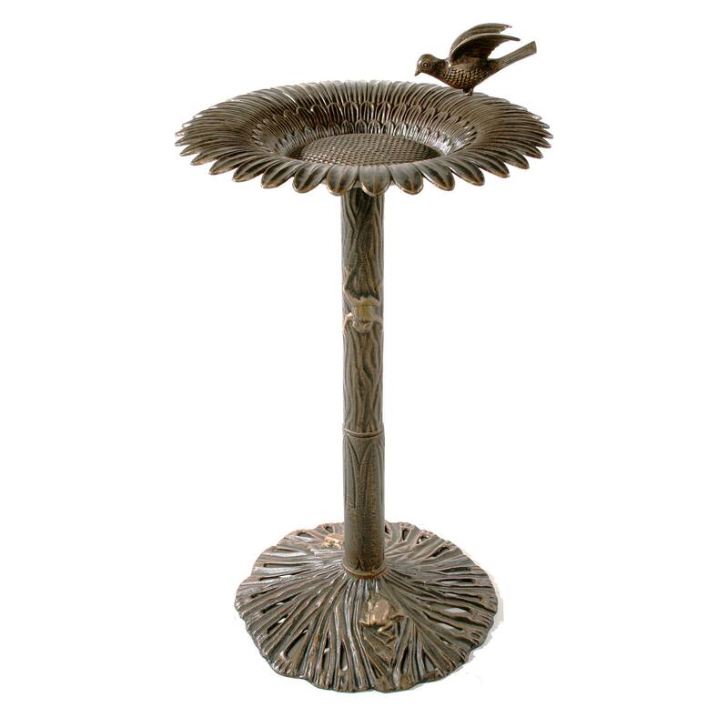 Premium Sunflower Bird Bath