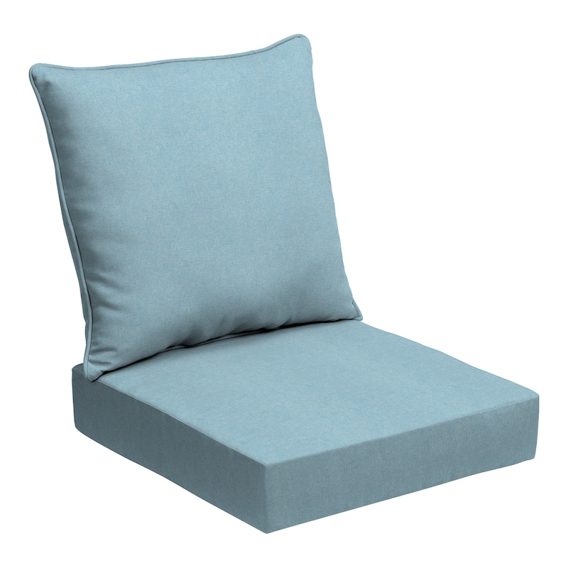 ARDEN Oceantex Seat Cushion Set - 24 W x 46.5 D in. - Sky Blue