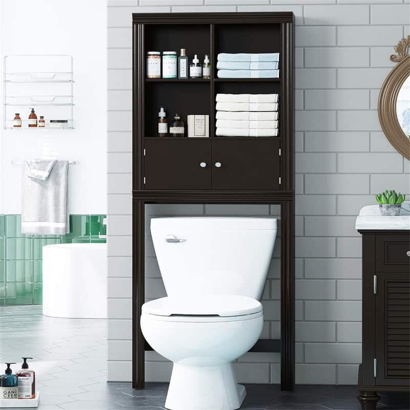 Over The Toilet Storage - 7.48"D x 23.43"W x 68.5"H