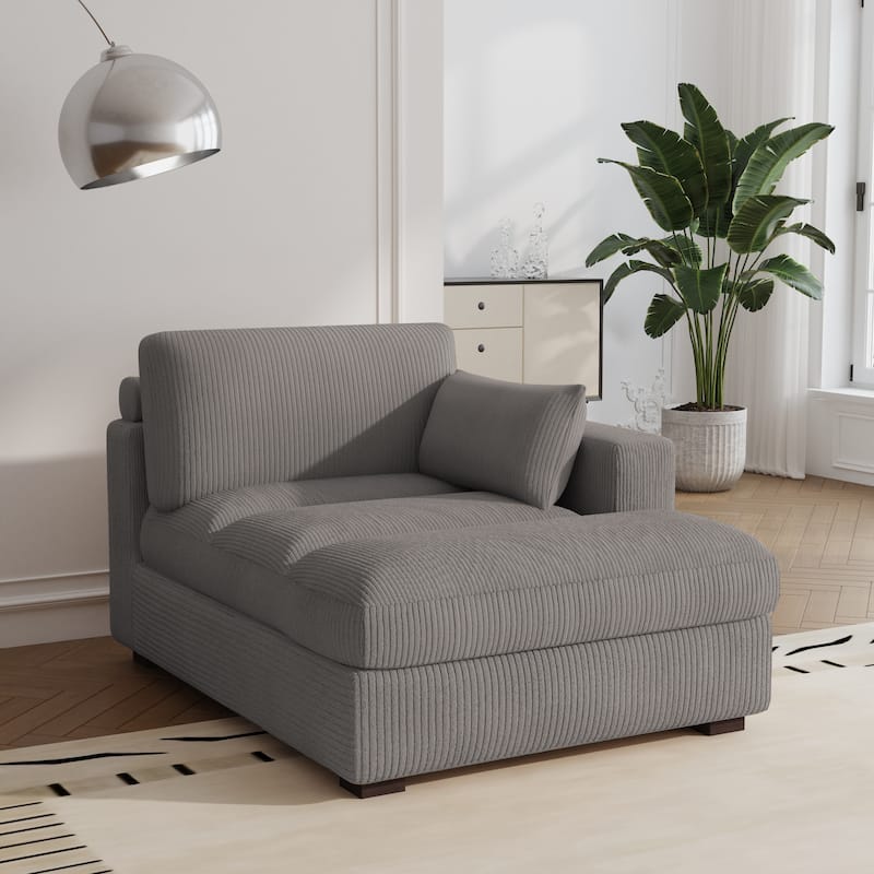 Left and Right Sectional Sofa Set Chaise Lounge Sofa Chair