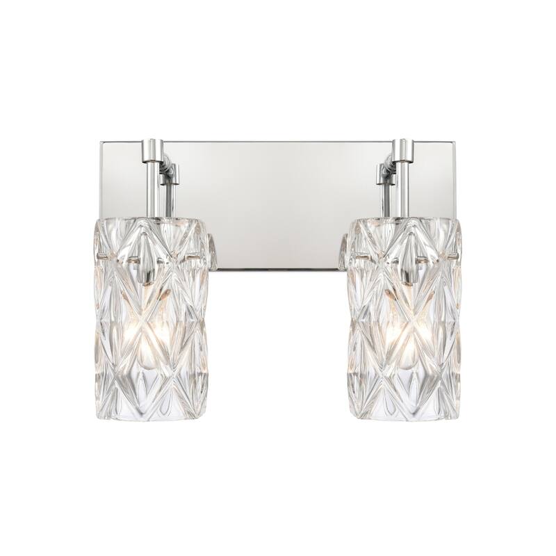 Elk Home Formade Crystal Polished Chrome With Crystal 2 Light Vanity