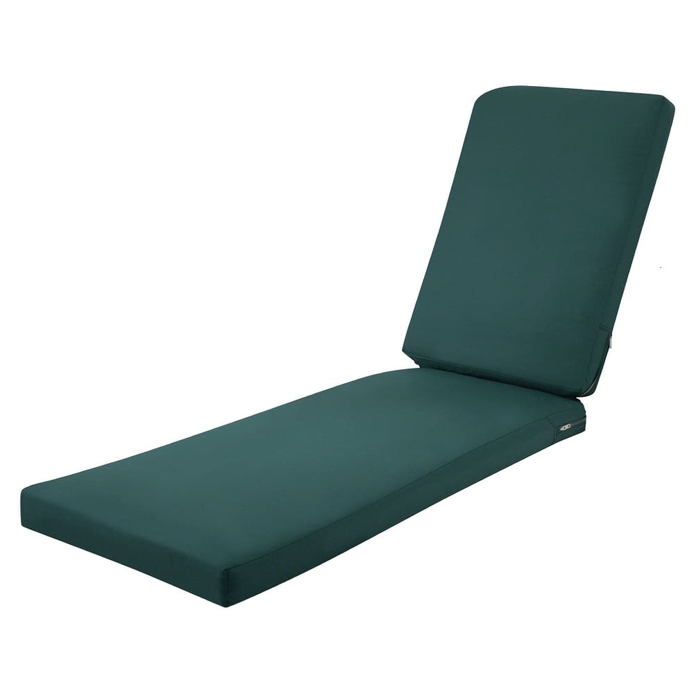 Classic Accessories Ravenna Water-resistant Chaise Lounge Cushion