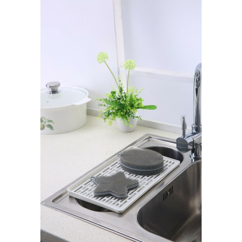 YBM Home Silicone Dish Scrubber Brush