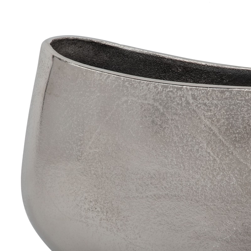 Aris Silver Decorative Metal Table Vase