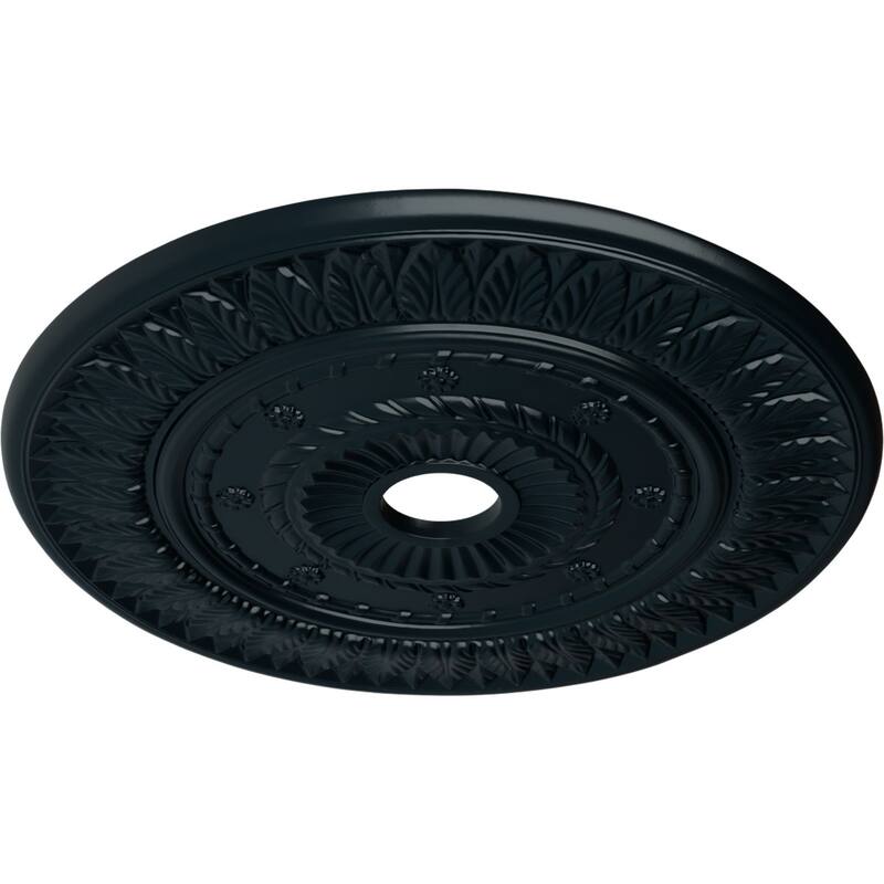 26 3/4"OD x 3 5/8"ID x 1 1/8"P Leaf Ceiling Medallion