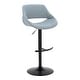 preview thumbnail 95 of 144, Silver Orchid Svellingen Adjustable Bar Stool with Rounded T Footrest - Set of 2