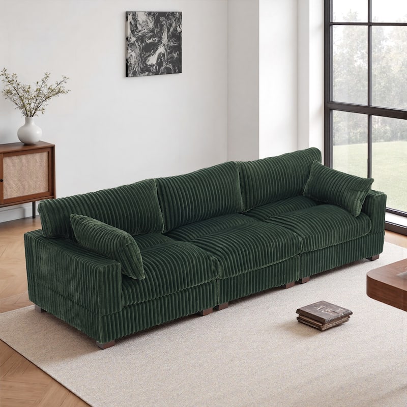 U-shaped Modular Sectional Set Upholstered Sofa Couch