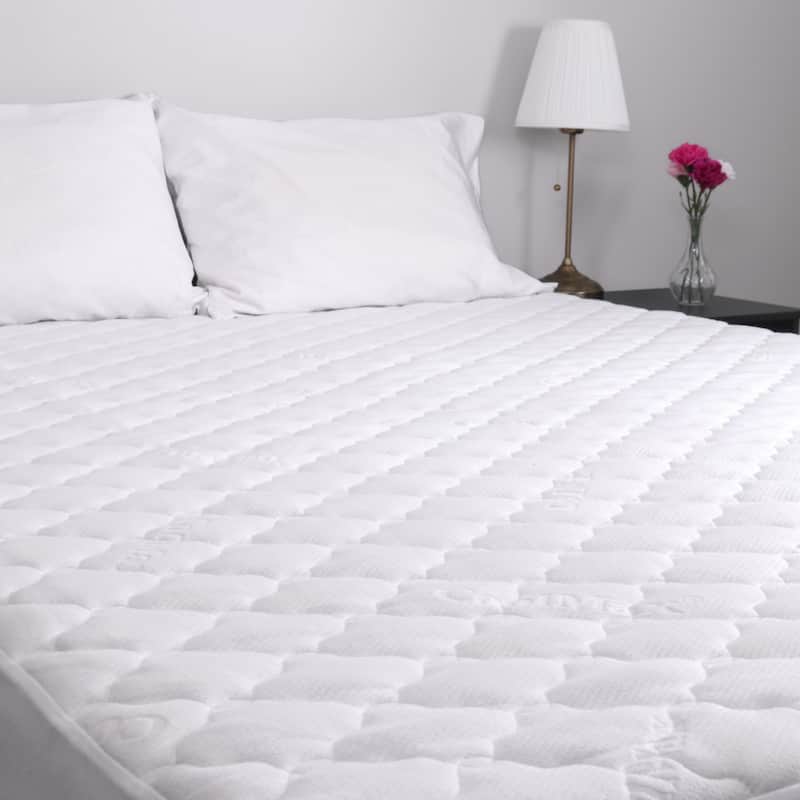 Arkwright Coolmax Bedding Mattress Pad - White - Queen