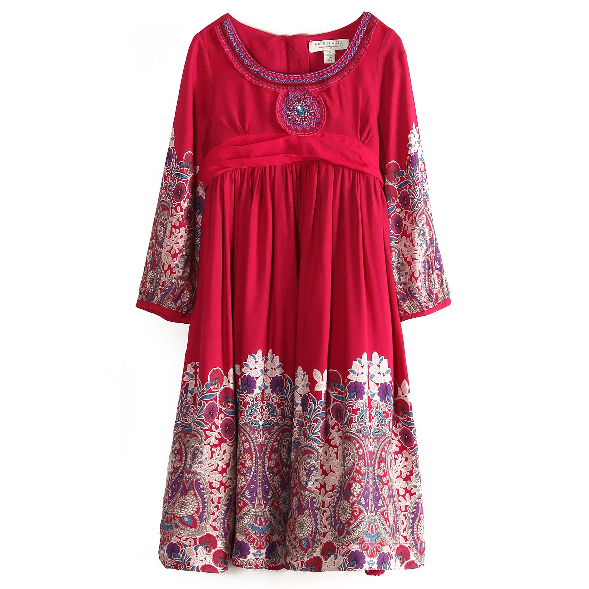 red gypsy dress