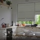 preview thumbnail 1 of 5, GoDear Design 99.99% Blackout Magnetic Roman Shades, No Drill Cordless Woven Fabric Blinds - 23", 37", 35", 46" W, Gainsboro Gainsboro-23''W