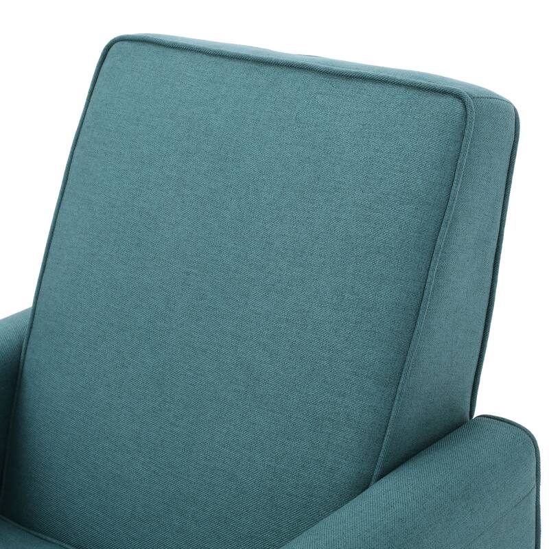Push Back Recliner Chair for Living Room, Mid Century Modern Lazy Sofa Chair, Fabric Upholstered Arm Chair for Office, Bedroom