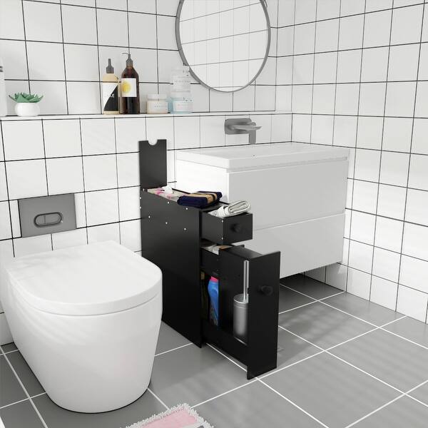 Costway Floor Cabinet Drawers Stand Storage Unit Bath Kitchen Costway Floor Cabinet Drawers