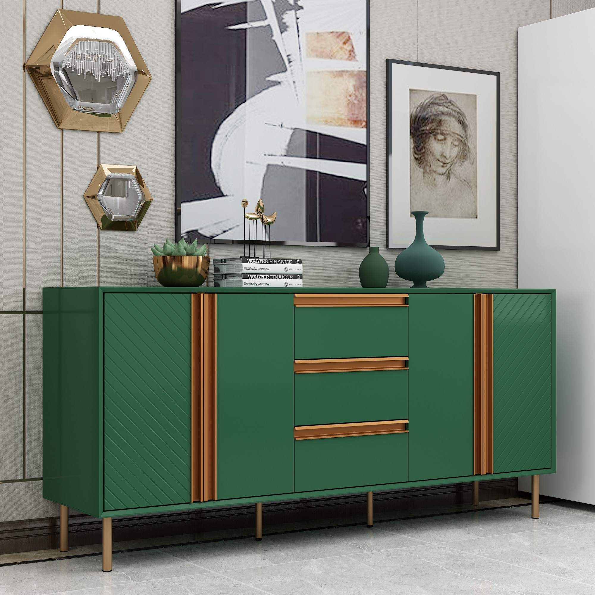 blumen tisch HAKU Blumentisch (2-St., 2er Set), Blumensäule Stahl schwarz Eiche Dekor, für und andere Dekostücke geeignet Farbe:Greige | Jetzt oder nie 83