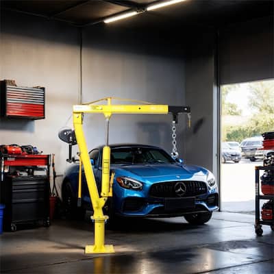 Hydraulic Pickup Truck Crane with Hand Winch,Hoist Jib Crane