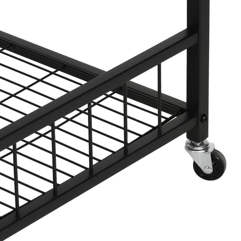 Moasis Sports Rack Equipment Garage Organizer Golf Sports Storage With Wheels