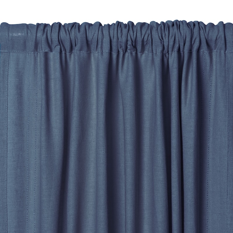 Elrene Cameron Linen Kitchen Curtain Window Valance - 60" w x 15" l - 60" w x 15" l