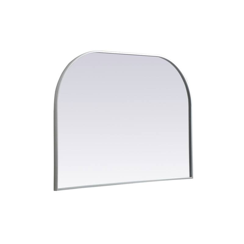 Indigo Home Metal Frame Arch Mirror 42x30 Inch