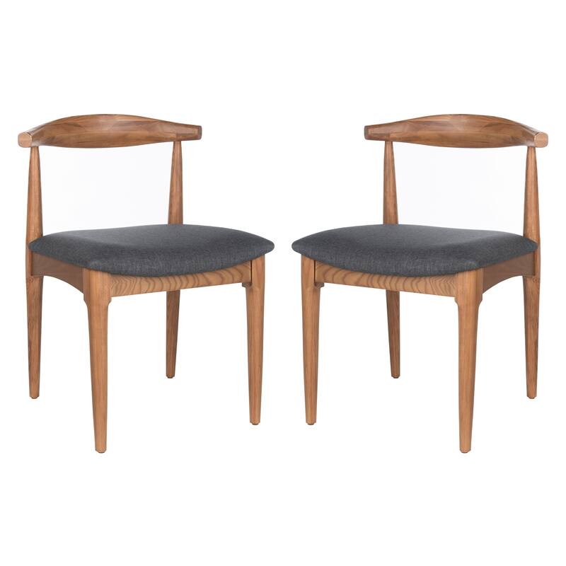 SAFAVIEH Anice Retro Dining Chair (Set of 2) - 22" W x 21" D x 30" H - 22"Wx21"Dx30"H