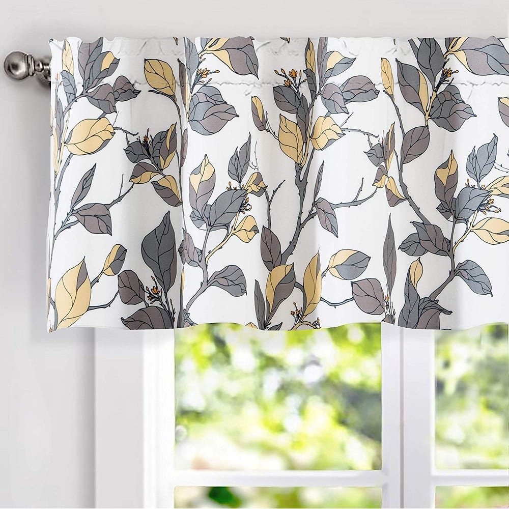 Carson Carrington Tappet Sketch Pattern Lined Window Valance