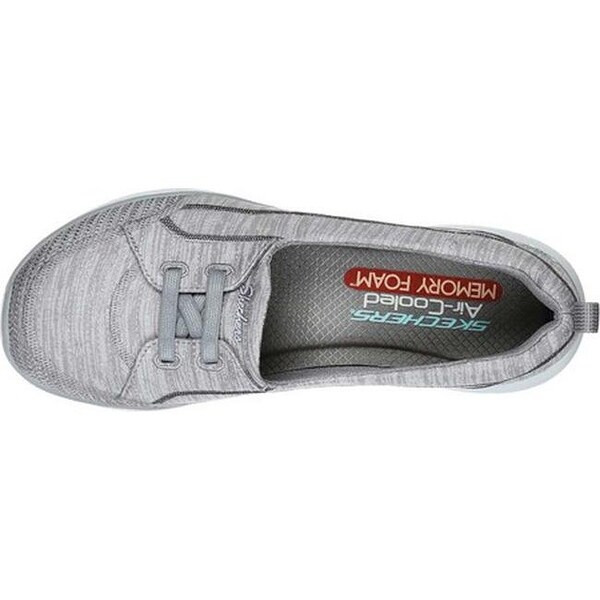 skechers microburst flat gore women's shoes