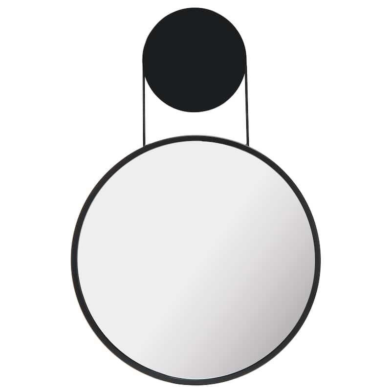 SAFAVIEH Kassidy 24" Mirror - Matte Black - 24Wx1Dx36H