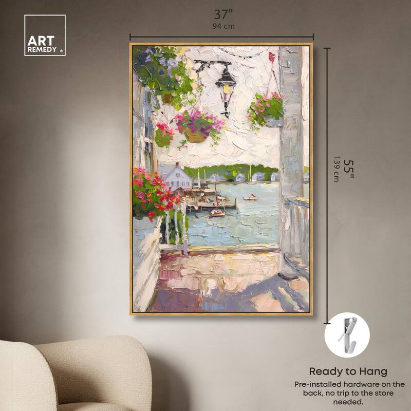 Harbor Hideaway II Canvas by Art Remedy