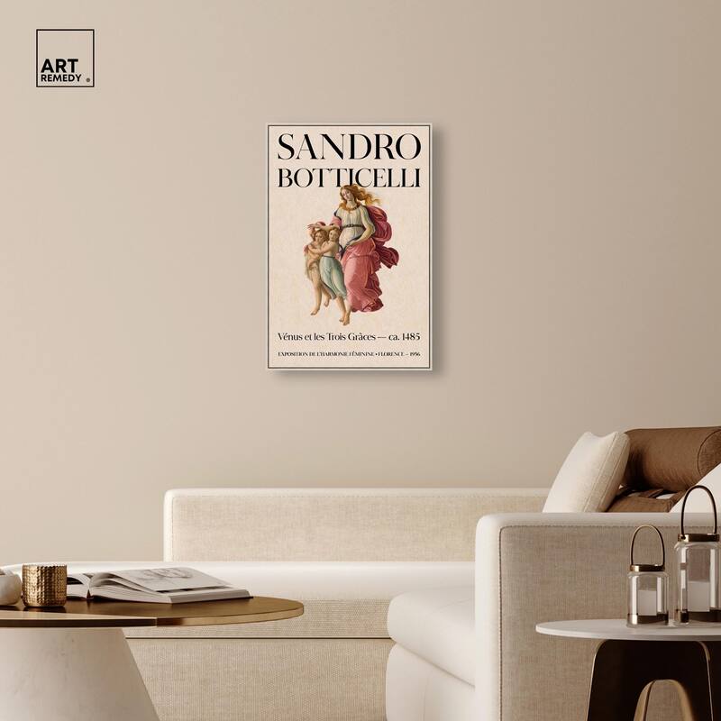 Venus and Her Attendants Canvas by Art Remedy