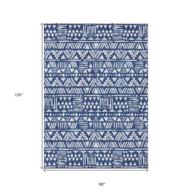 HomeRoots Southwestern Transitional Rectangle Outdoor Rug