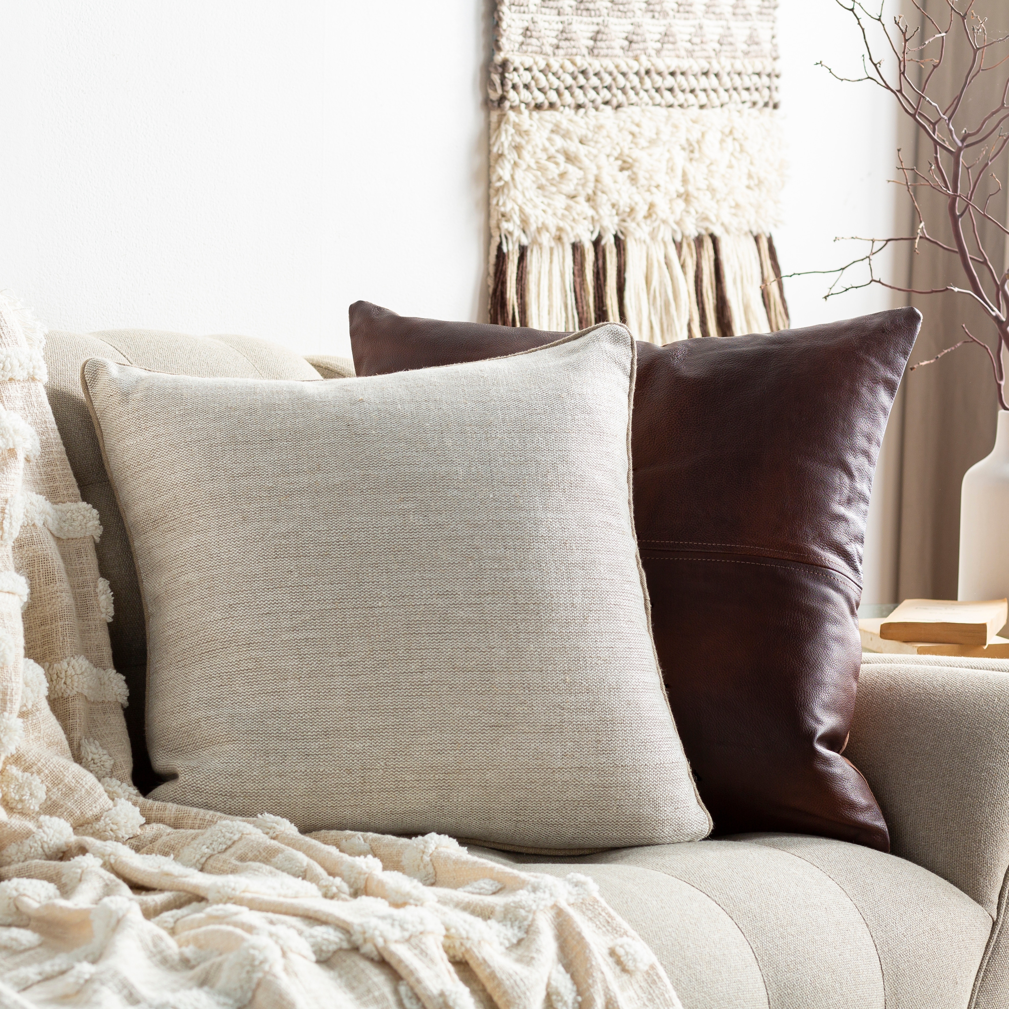 Pelena Simple Cottage Throw Pillow
