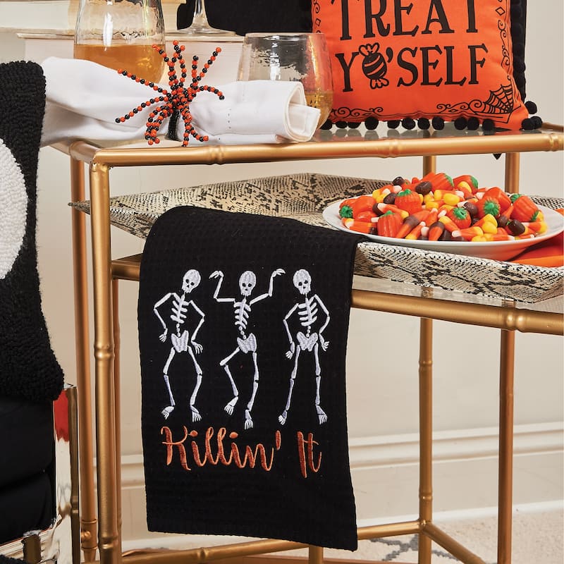Killin' It Waffle Weave Kitchen Towel Set of 2