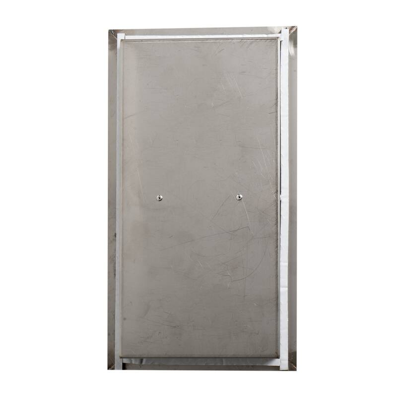 ALFI brand ABTPN88-BSS Brushed Stainless Steel Recessed Toilet Paper Holder Niche - Grey