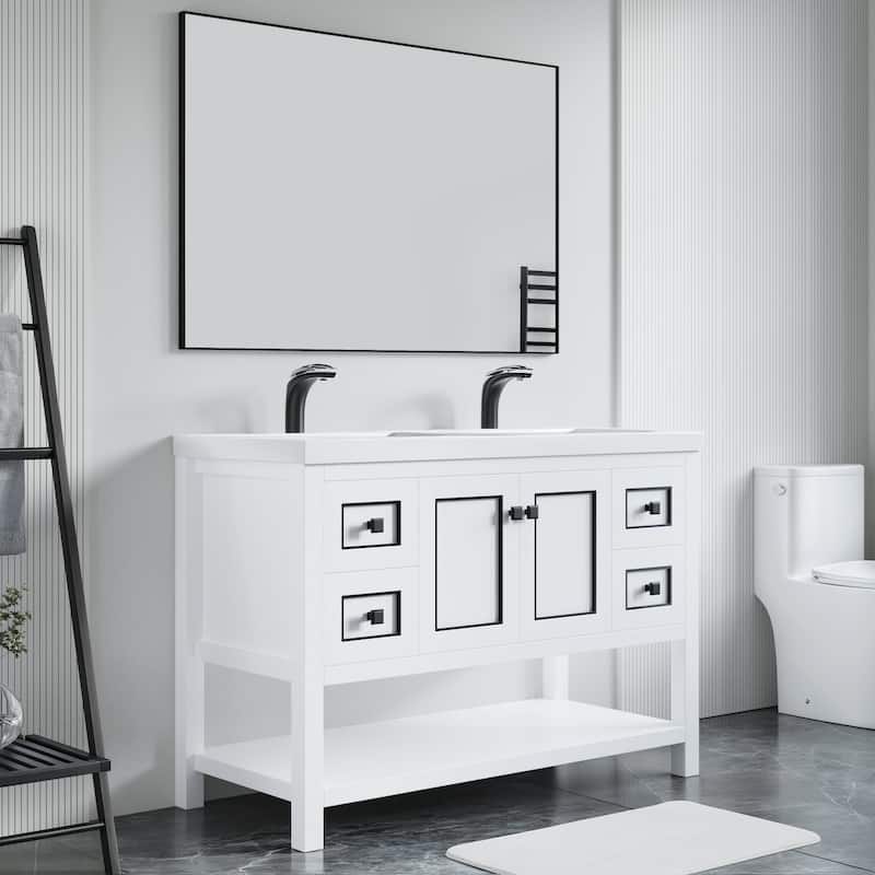 Davis 48" Double Bathroom Vanity Set