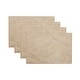 preview thumbnail 17 of 22, Porch & Den Pamela Damask Placemat (Set of 4) - 13"x19" Taupe