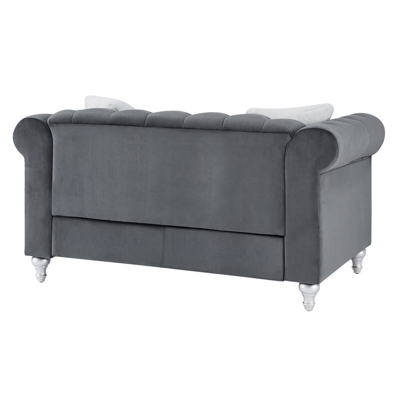 Modern Gray Loveseat For Cozy Interiors