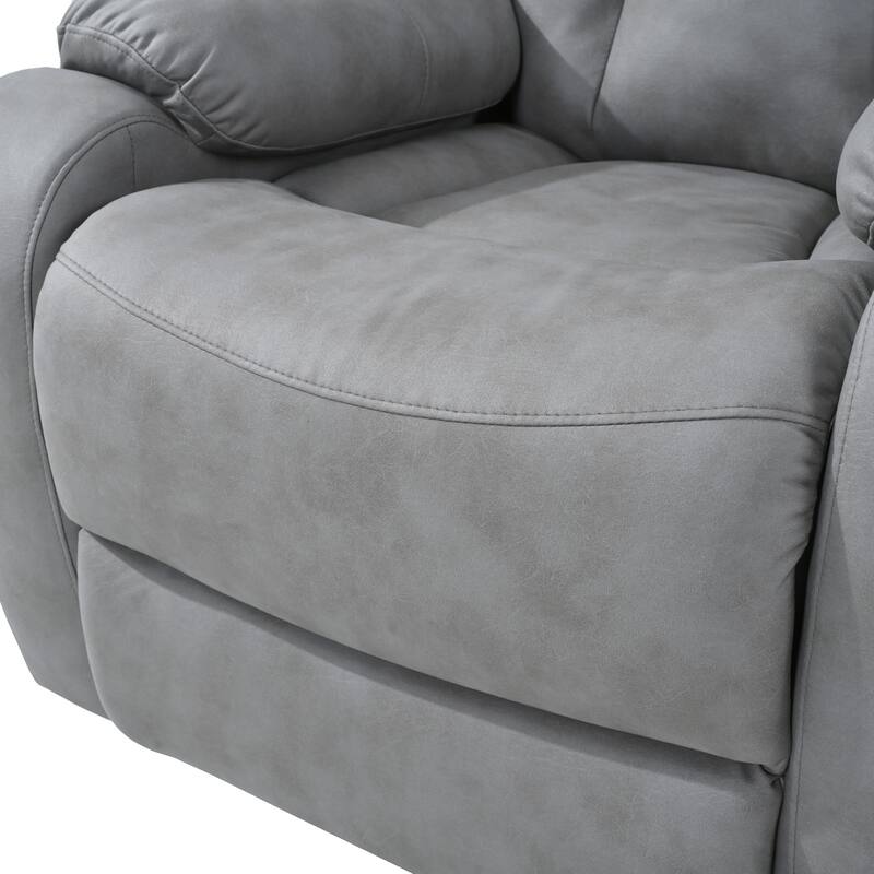 Fabric Power Lift Recliner with Remote, Overstuffed Cushions, Side Storage Pocket, and Durable Heavy-Duty Frame for Seniors