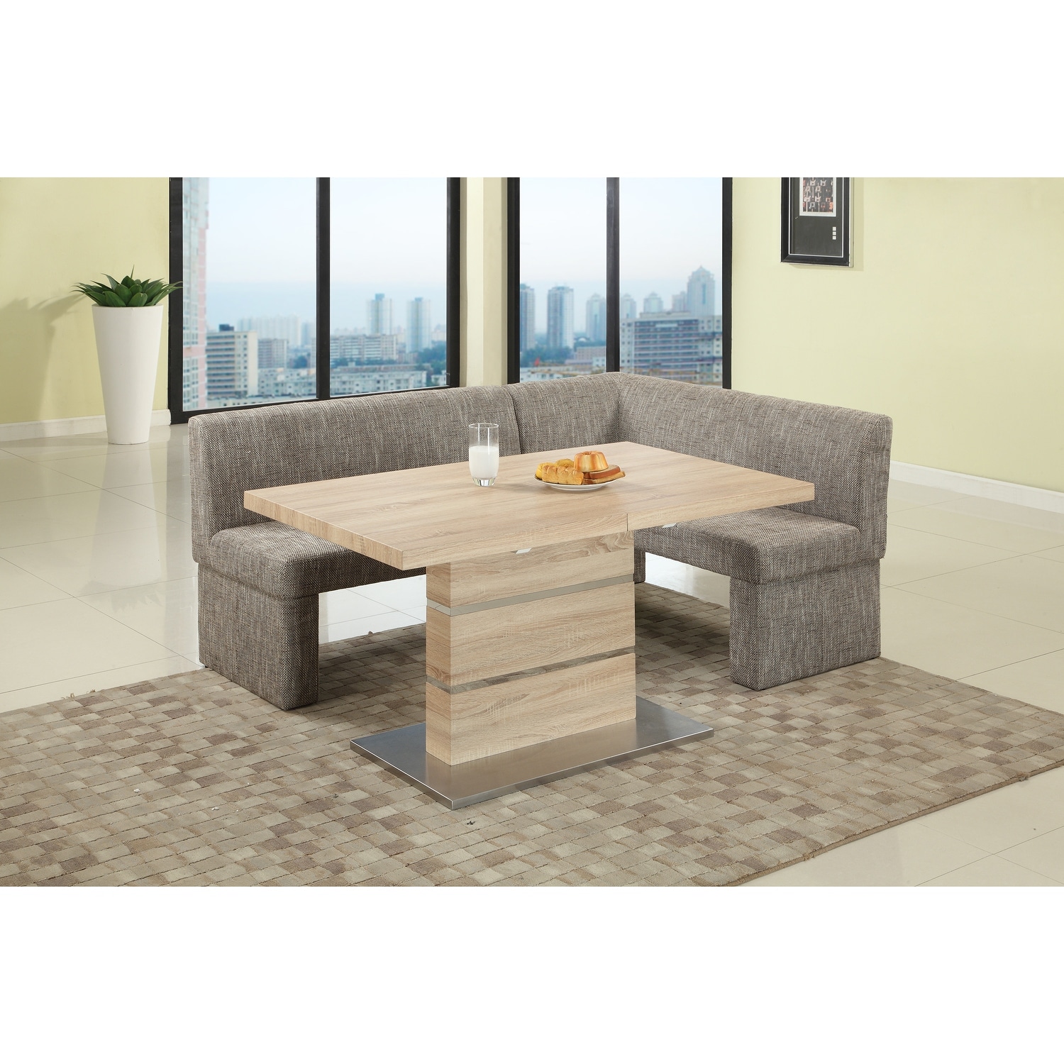 Oak corner dining store set