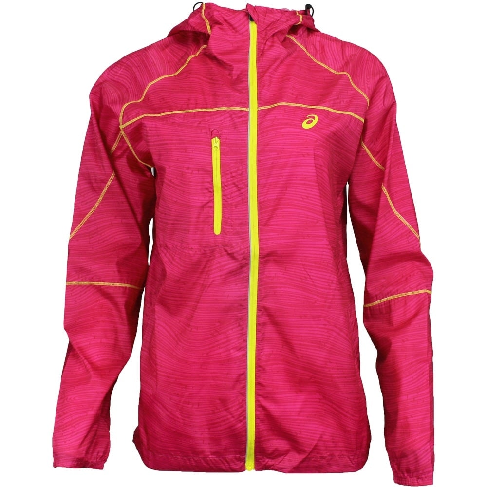 Shop Asics Womens Fujitrail Packable Jacket Running Outdoor