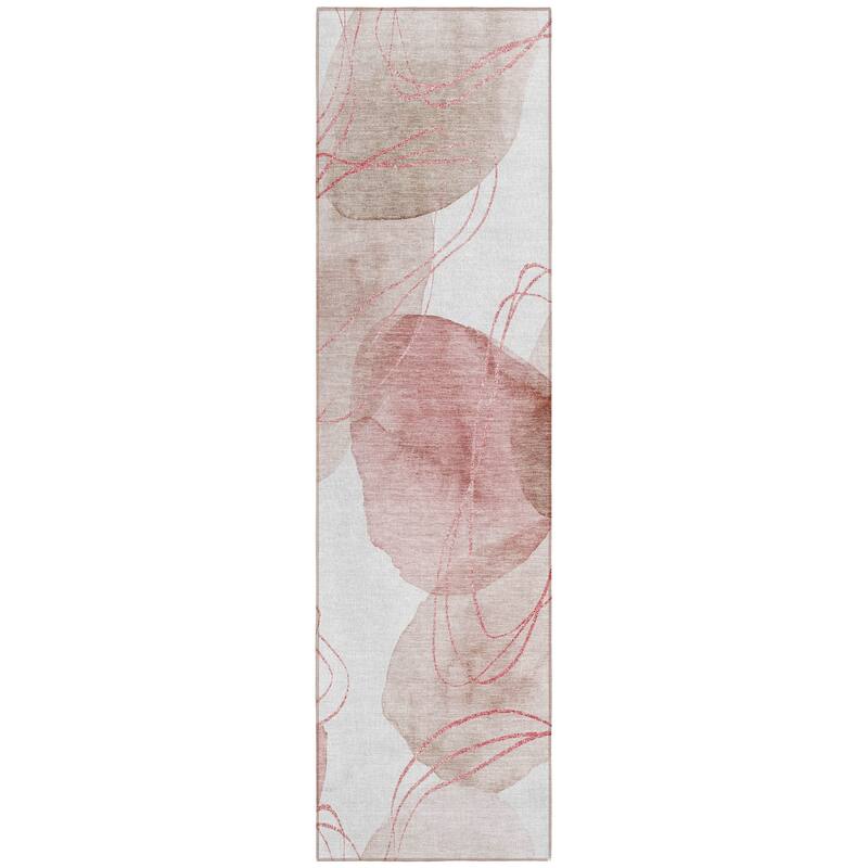 Alvaz Modern Art-Inspired Weather Resistant Trendy Modern Outdoor Rug
